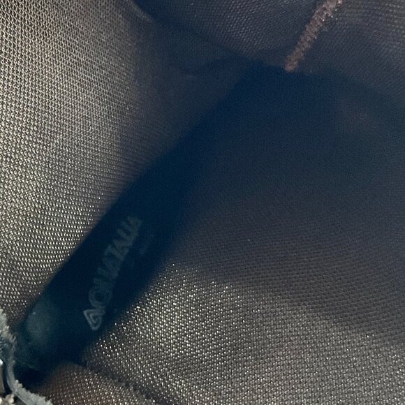 Aquatalia Black Suede Waterproof Black Suede Wedge Heels size 8 New with Box - Picture 8 of 11